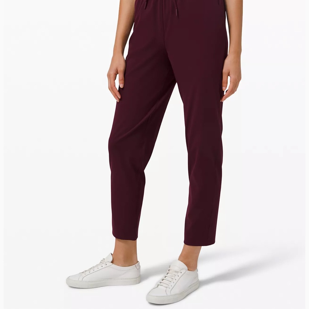 Stretch high rise pants
